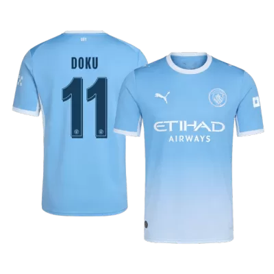 DOKU #11 Manchester City Home Soccer Jersey 2026/27 -UCL - Soccerdeal
