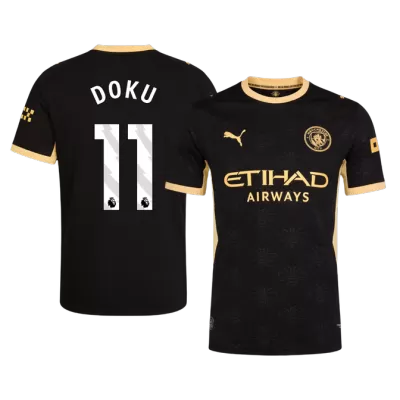 DOKU #11 Manchester City Away Soccer Jersey 2026/27 Player Version - Soccerdeal