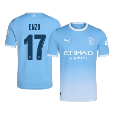 ENZO #17 Manchester City Home Soccer Jersey 2026/27 -UCL - Soccerdeal