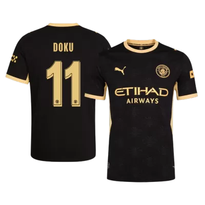 DOKU #11 Manchester City Away Soccer Jersey 2026/27 - UCL Player Version - Soccerdeal
