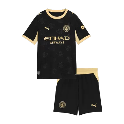 Kid's Manchester City Away Soccer Jersey Kit(Jersey+Shorts) 2026/27 - Soccerdeal