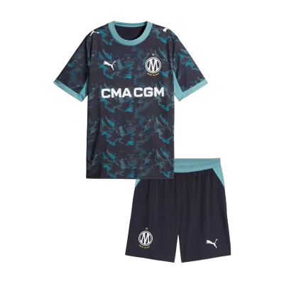 Kid's Marseille Away Soccer Jersey Kit(Jersey+Shorts) 2026/27 - Soccerdeal