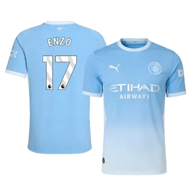 ENZO #17 Manchester City Home Soccer Jersey 2026/27 Player Version - Soccerdeal