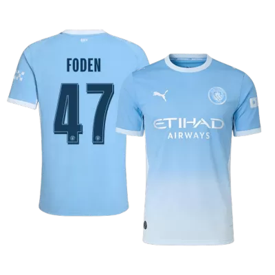 FODEN #47 Manchester City Home Soccer Jersey 2026/27 - UCL Player Version - Soccerdeal