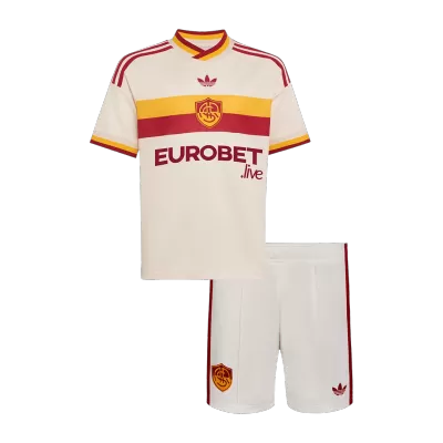 Kid's Roma Away Soccer Jersey Kit(Jersey+Shorts) 2026/27 - Soccerdeal