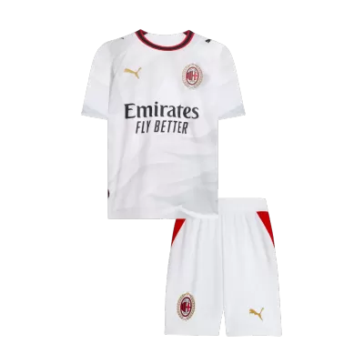 Kid's AC Milan Away Soccer Jersey Kit(Jersey+Shorts) 2026/27 - Soccerdeal