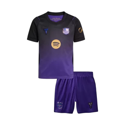 Kid's Barcelona Away Soccer Jersey Kit(Jersey+Shorts) 2026/27 - Soccerdeal