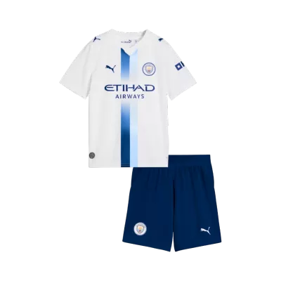 Kid's Manchester City Third Away Soccer Jersey Kit(Jersey+Shorts) 2026/27 - Soccerdeal