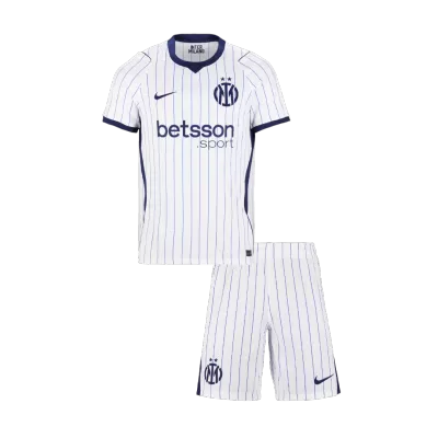 Kid's Inter Milan Away Soccer Jersey Kit(Jersey+Shorts) 2026/27 - Soccerdeal