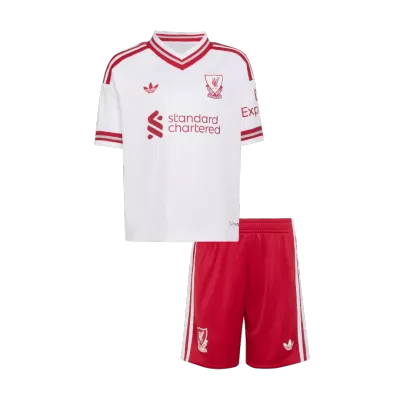 Kid's Liverpool Away Soccer Jersey Kit(Jersey+Shorts) 2026/27 - Soccerdeal