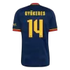 GYÖKERES #14 Arsenal Away Soccer Jersey 2026/27 -UCL - Soccerdeal