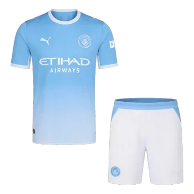 Manchester City Home Soccer Jersey Kit(Jersey+Shorts) 2026/27 - Soccerdeal