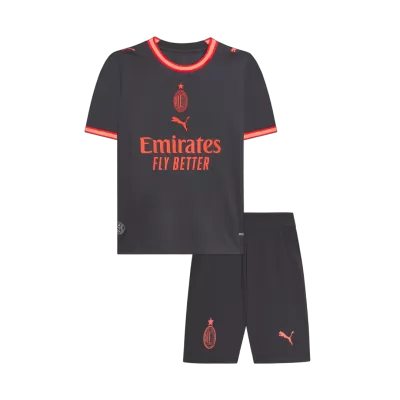 Kid's AC Milan Third Away Soccer Jersey Kit(Jersey+Shorts) 2026/27 - Soccerdeal