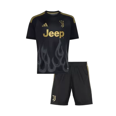 Kid's Juventus Third Away Soccer Jersey Kit(Jersey+Shorts) 2026/27 - Soccerdeal