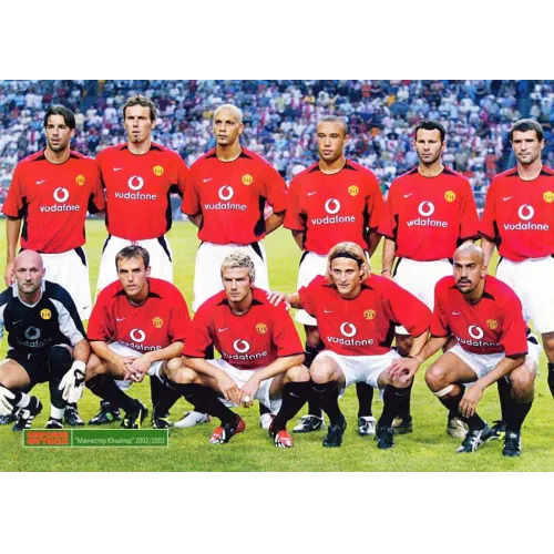Retro 2002/03 Manchester United Home Soccer Jersey - soccerdealshop